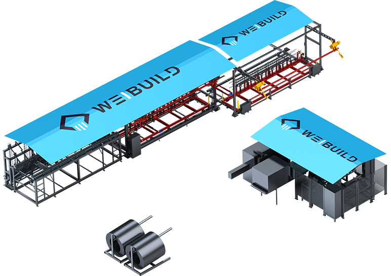鋼筋骨架成型產(chǎn)線