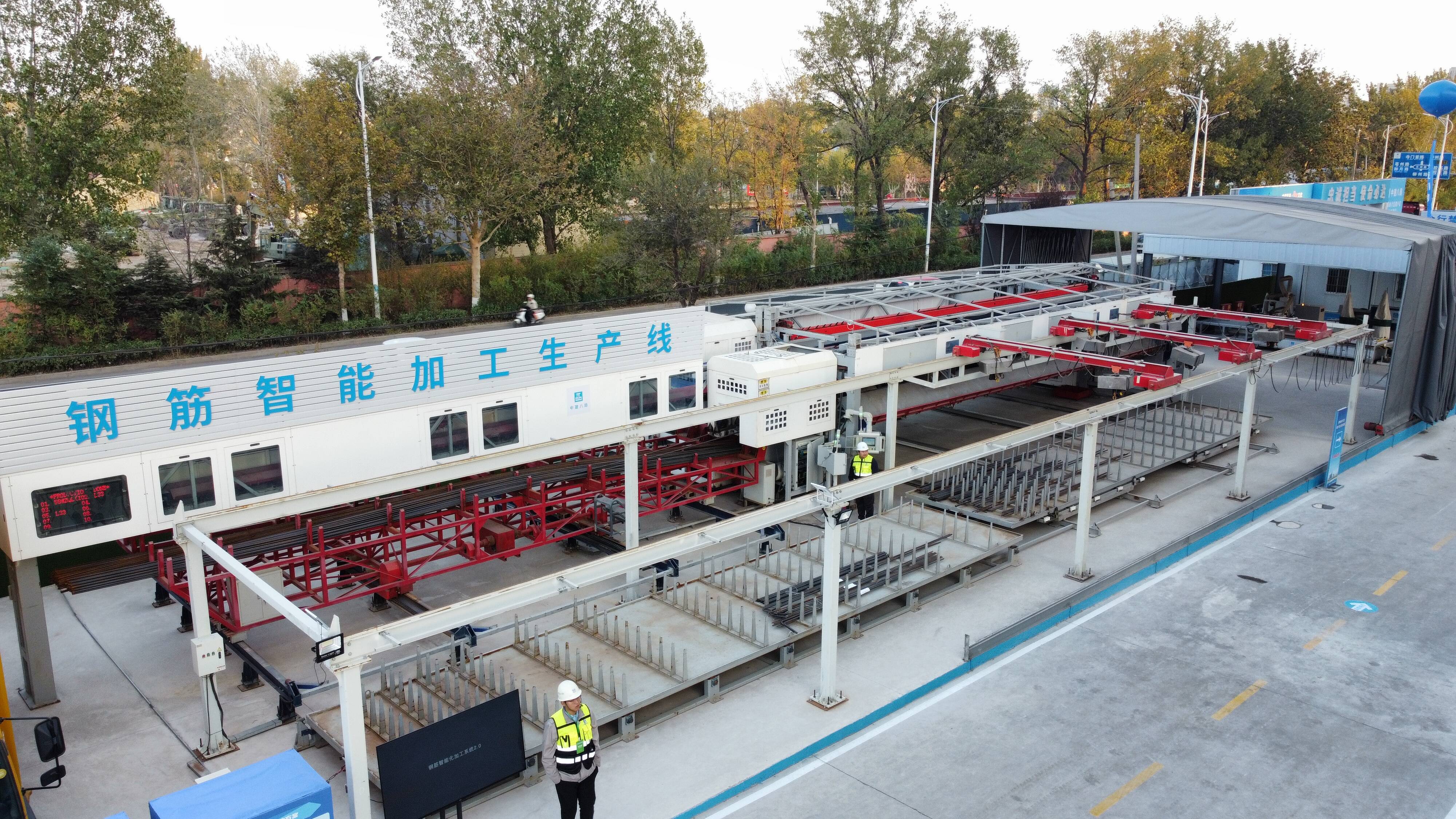 中建八局青島黃埠嶺片區棚戶區改造項目鋼筋加工