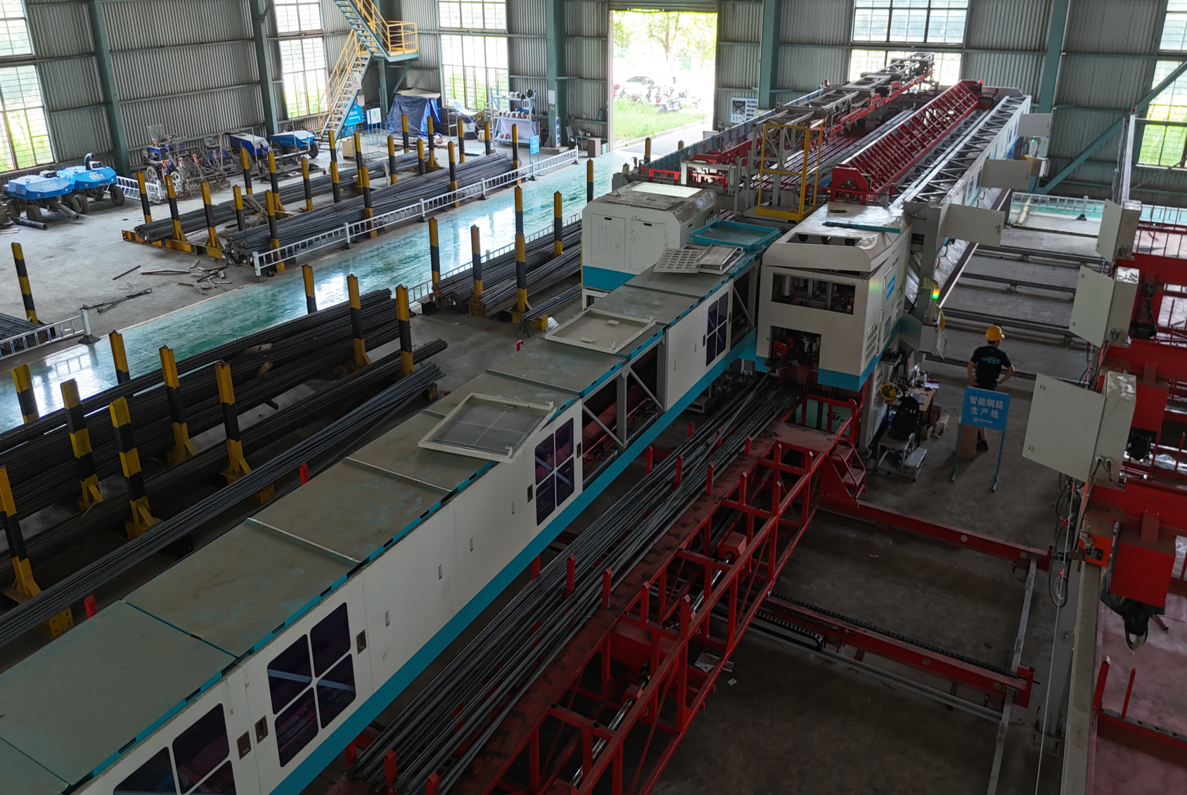 中建未來數智寶地鋼筋工廠