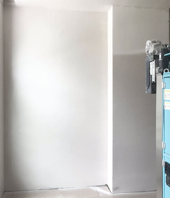 狹小空間里精準(zhǔn)作業(yè) 蔚建噴涂機(jī)器人圓滿完成南京智鑫慧谷人才公寓項(xiàng)目(圖7)