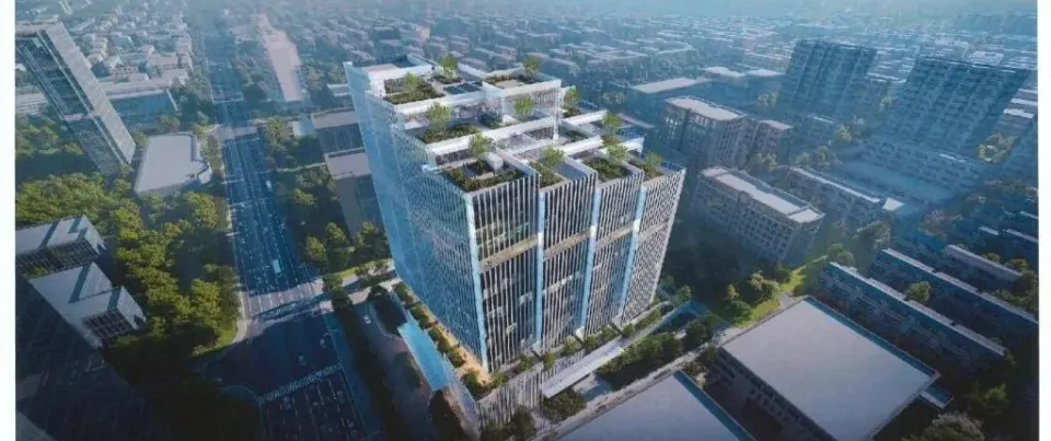 上海建工米哈游新總部建設(shè)項目抹灰+噴涂