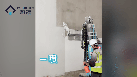 Wei Jian high-wall spray painting robot, empowering intelligent upgrade of large space spray painting(圖3)