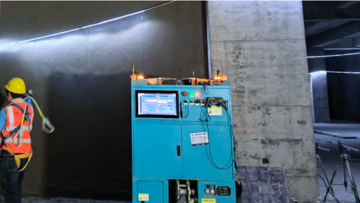 【 Project Case 】 Weijian High Wall Plastering Robot - Application in Pudong Development Shangcheng Science and Technology Innovation Intelligent Valley Project(圖5)